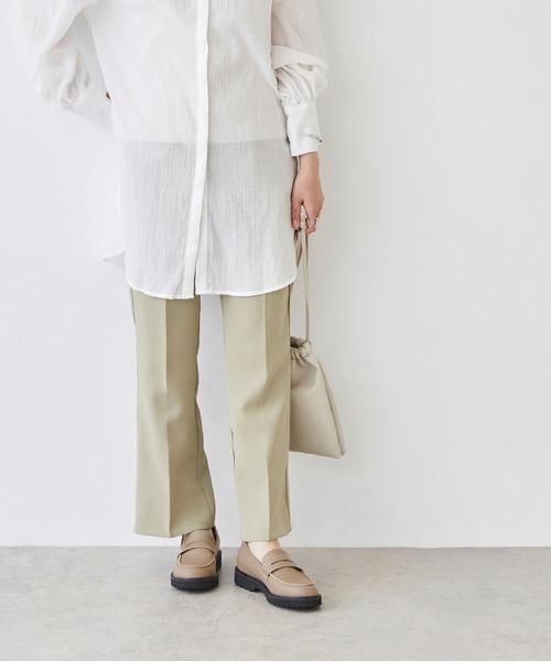 menue（メヌエ）の「晴雨兼用ボリュームソールローファー（ローファー・レディース・アイボリー/ブラック×ホワイト/グレイッシュベージュ/ブラック/ブラック系その他・XS/M/3L/LL/S/L）」の13枚目の写真