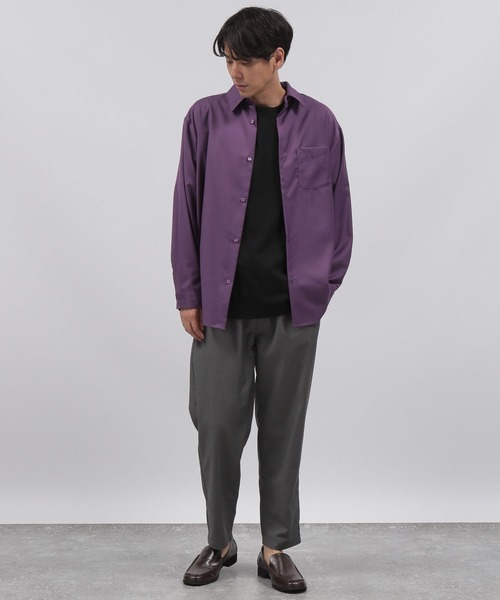 LAKOLE(ラコレ)の「スムースTRレギュラーシャツ / 349176(シャツ/ブラウス・メンズ・アイボリー/ブラック/グリーン/ブルー/パープル/ライトブルー/ライトグリーン/テラコッタ/ナチュラル・MEDIUM/LARGE)」の13枚目の写真