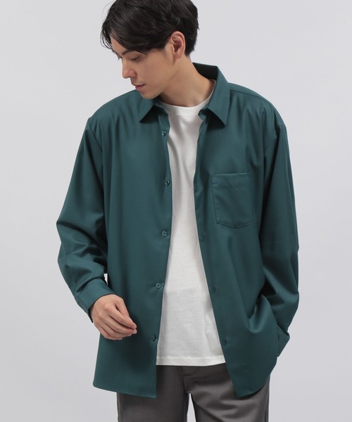 LAKOLE(ラコレ)の「スムースTRレギュラーシャツ / 349176(シャツ/ブラウス・メンズ・アイボリー/ブラック/グリーン/ブルー/パープル/ライトブルー/ライトグリーン/テラコッタ/ナチュラル・MEDIUM/LARGE)」の16枚目の写真