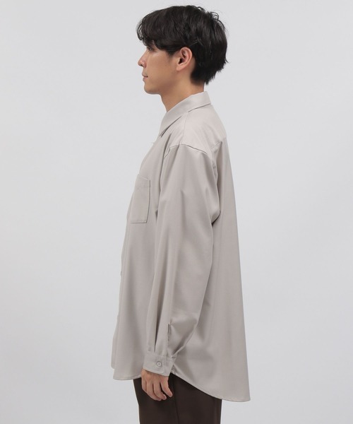 LAKOLE(ラコレ)の「スムースTRレギュラーシャツ / 349176(シャツ/ブラウス・メンズ・アイボリー/ブラック/グリーン/ブルー/パープル/ライトブルー/ライトグリーン/テラコッタ/ナチュラル・MEDIUM/LARGE)」の20枚目の写真