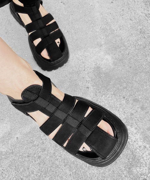 LVEU.（ラブユ.）の「Dad Gurkha Sandals / ダッドグルカサンダル(Ai select)（サンダル・レディース・ブラック・24.5cm/24.0cm/23.5cm/23.0cm/25.0cm）」の8枚目の写真