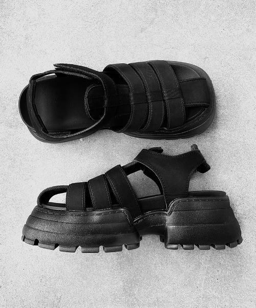 LVEU.（ラブユ.）の「Dad Gurkha Sandals / ダッドグルカサンダル(Ai select)（サンダル・レディース・ブラック・24.5cm/24.0cm/23.5cm/23.0cm/25.0cm）」の14枚目の写真