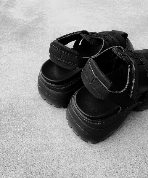 LVEU.（ラブユ.）の「Dad Gurkha Sandals / ダッドグルカサンダル(Ai select)（サンダル・レディース・ブラック・24.5cm/24.0cm/23.5cm/23.0cm/25.0cm）」の15枚目の写真