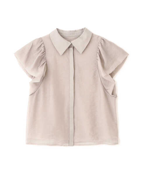 PROPORTION BODY DRESSING（プロポーションボディドレッシング）の「＜Ｅ＞バルーンスリーブラッフルブラウス / 1212217801（シャツ/ブラウス・レディース・グレー/オレンジ・FREE）」の16枚目の写真