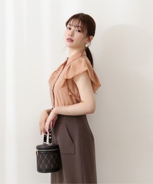 PROPORTION BODY DRESSING | ＜Ｅ＞バルーンスリーブラッフルブラウス / 1212217801(シャツ/ブラウス)