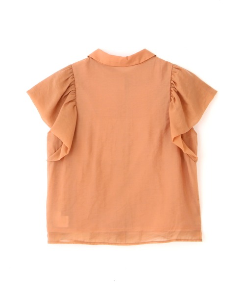 PROPORTION BODY DRESSING（プロポーションボディドレッシング）の「＜Ｅ＞バルーンスリーブラッフルブラウス / 1212217801（シャツ/ブラウス・レディース・グレー/オレンジ・FREE）」の12枚目の写真