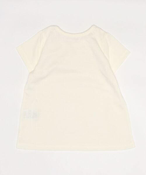 ikka(イッカ)の「【キッズ】フロントレースフラシT(100~160cm)(Tシャツ/カットソー・キッズ・ライム/オフホワイト・160/120/130/140/110/150/100)」の3枚目の写真