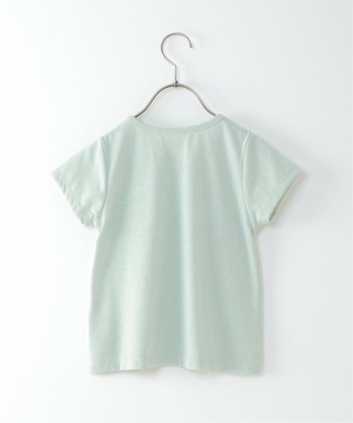 ikka(イッカ)の「【キッズ】フロントレースフラシT(100~160cm)(Tシャツ/カットソー・キッズ・ライム/オフホワイト・160/120/130/140/110/150/100)」の9枚目の写真