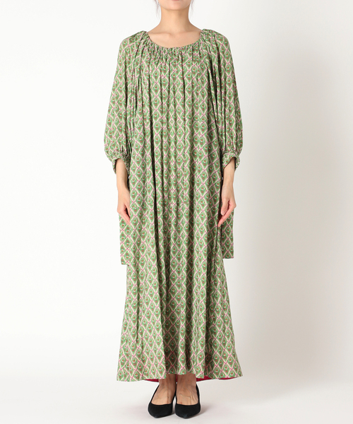 IIENA LA BOUCLE DEVEAUX プリントワンピース セール】IENA LA BOUCLE DEVEAUX プリントワンピース