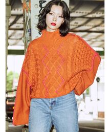 jouetie | クロップドステッチニット(ニット/セーター)