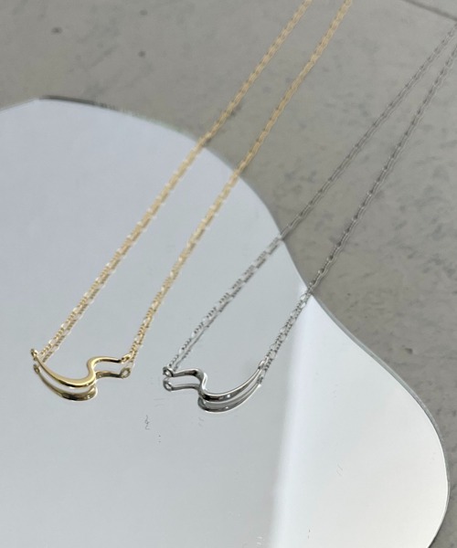 cheriella(シェリエラ)の「【cheriella】スクリューチェーンネックレス(ネックレス・レディース・シルバー/ゴールド・FREE)」の1枚目の写真