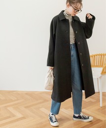 ANGIE | ウールライクステンカラーコート(ステンカラーコート)