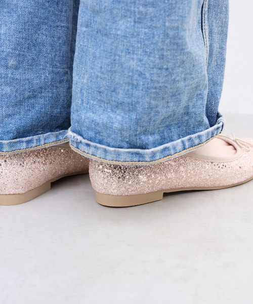 Launa lea ballet(ラウナレア バレエ)の「【新色追加】ラウンドトゥバレエシューズ(B1601A)(バレエシューズ・レディース・シルバー/グレイッシュベージュ/ブラック/ライラック/オフホワイト/ピンクベージュ/ライトブルー・24.5cm/23.0cm/23.5cm/24.0cm/22.5cm/25.0cm/22.0cm/21.5cm/25.5cm/26.0cm)」の10枚目の写真