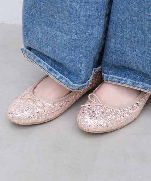 Launa lea ballet(ラウナレア バレエ)の「【新色追加】ラウンドトゥバレエシューズ(B1601A)(バレエシューズ・レディース・シルバー/グレイッシュベージュ/ブラック/ライラック/オフホワイト/ピンクベージュ/ライトブルー・24.5cm/23.0cm/23.5cm/24.0cm/22.5cm/25.0cm/22.0cm/21.5cm/25.5cm/26.0cm)」の9枚目の写真