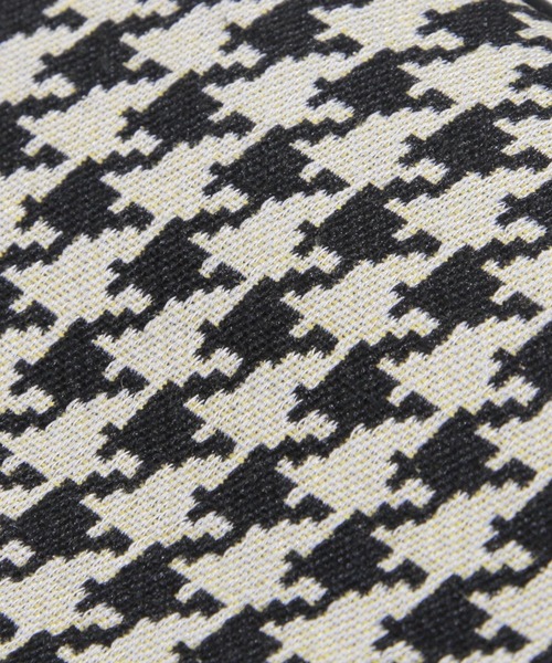 Julia Boutique（ジュリアブティック）の「千鳥格子柄ハーフムーンバッグ/22576（ハンドバッグ・レディース・ブラック・ONE）」の10枚目の写真