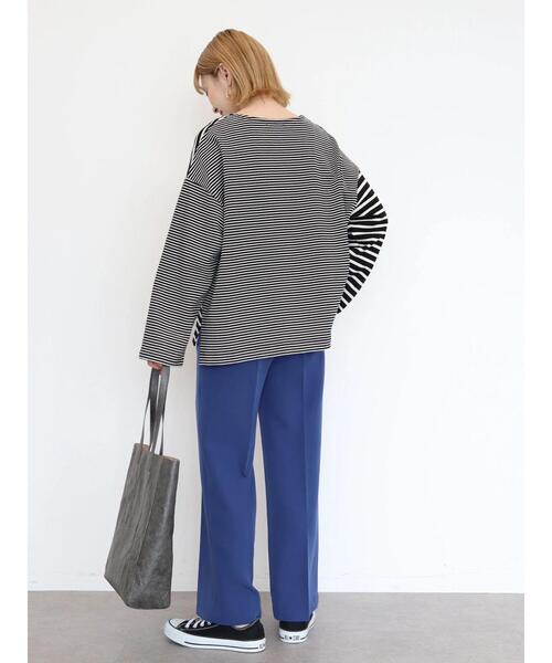 AMERICAN HOLIC(アメリカンホリック)の「ボーダー違いカットプルオーバー(Tシャツ/カットソー・レディース・ブラック/グレー/オレンジ/ミント・M/L)」の17枚目の写真