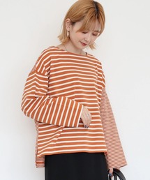 AMERICAN HOLIC | ボーダー違いカットプルオーバー(Tシャツ/カットソー)