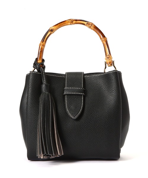 N.（N. Natural Beauty Basic）（エヌエヌナチュラルビューティーベーシック）の「バンブータッセルショルダーバッグ（ショルダーバッグ・レディース・ブラック/グレイッシュベージュ/ブルー・ﾌﾘ-）」の20枚目の写真