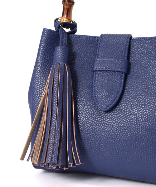 N.（N. Natural Beauty Basic）（エヌエヌナチュラルビューティーベーシック）の「バンブータッセルショルダーバッグ（ショルダーバッグ・レディース・ブラック/グレイッシュベージュ/ブルー・ﾌﾘ-）」の17枚目の写真