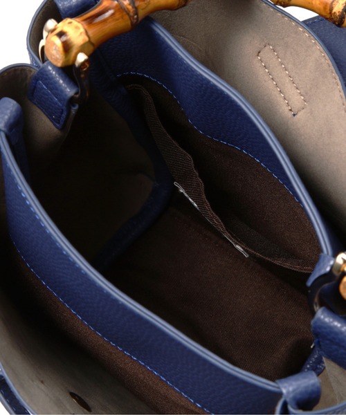 N.（N. Natural Beauty Basic）（エヌエヌナチュラルビューティーベーシック）の「バンブータッセルショルダーバッグ（ショルダーバッグ・レディース・ブラック/グレイッシュベージュ/ブルー・ﾌﾘ-）」の14枚目の写真