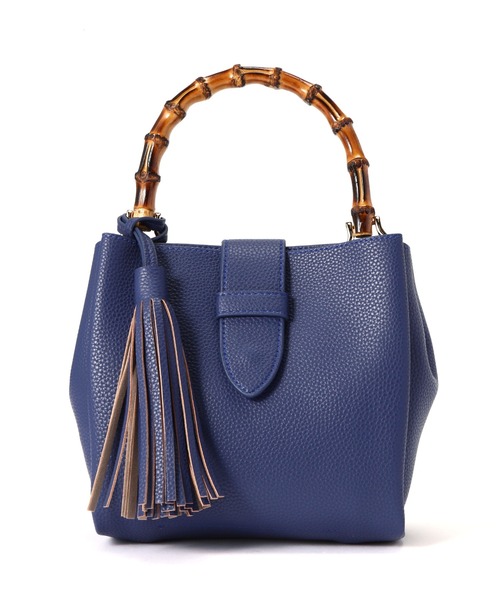 N.（N. Natural Beauty Basic）（エヌエヌナチュラルビューティーベーシック）の「バンブータッセルショルダーバッグ（ショルダーバッグ・レディース・ブラック/グレイッシュベージュ/ブルー・ﾌﾘ-）」の18枚目の写真