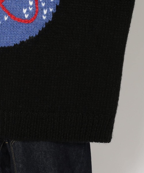 L.H.P Private Brand(エルエイチピープライベートブランド)の「【別注】amok /アモク/NASA KNIT(ニット/セーター・メンズ・ブルー/ブラック/パープル・F)」の13枚目の写真