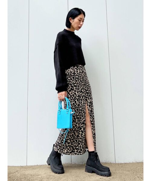 EMODA（エモダ）の「ジャガードロゴバッグ（ハンドバッグ・レディース・ブラック/その他/ブルー・FREE）」の13枚目の写真