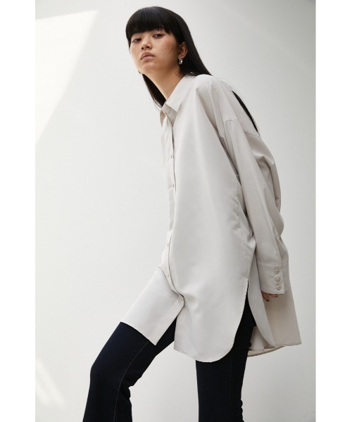 新品 ダーマコレクション ドルマリンスリーブ ロングシャツ 麻100％ AZUL by moussy（アズールバイマウジー）の「DOLMAN SLEEVE L/S