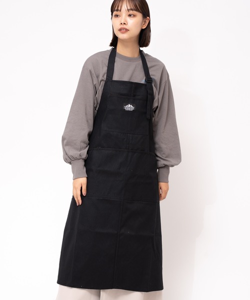 TEMPUS / テンプス 】 アウトドアエプロン 胸付 キャンプ OUTDOOR