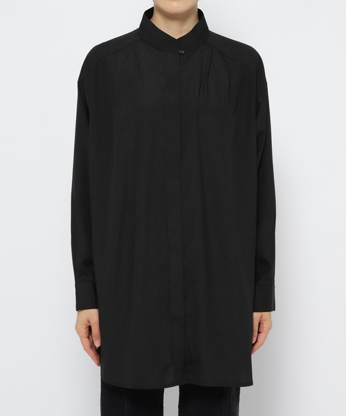 PAGEBOY（ページボーイ）の「ハイネックチュニックブラウス（シャツ/ブラウス・レディース・ターコイズブルー/ブラック/オフホワイト・FREE）」の8枚目の写真