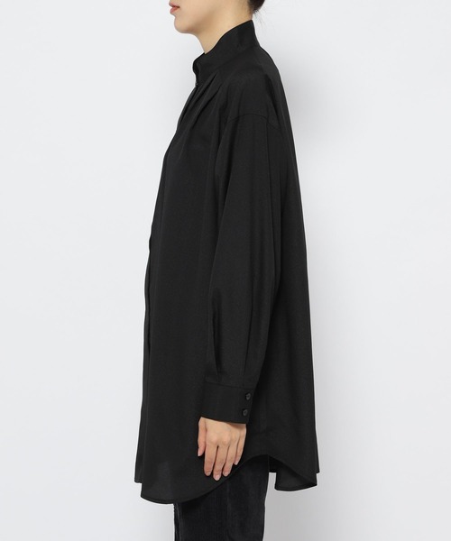 PAGEBOY（ページボーイ）の「ハイネックチュニックブラウス（シャツ/ブラウス・レディース・ターコイズブルー/ブラック/オフホワイト・FREE）」の5枚目の写真