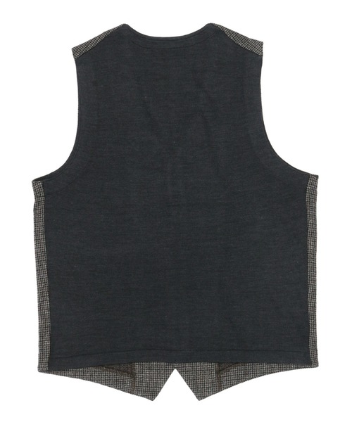 TOKYO SHIRTS(トウキョウシャツ)の「前身カット ニットジレ(ベスト・メンズ・ライトグレー・XL/L/LL/M)」の3枚目の写真