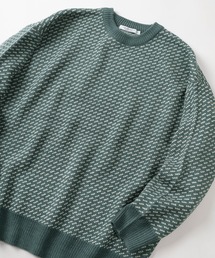 make a ray!（メイク ア レイ！）の「ビッグシルエット バーズアイニットプルオーバー/クルーネック ニット（ニット/セーター）」