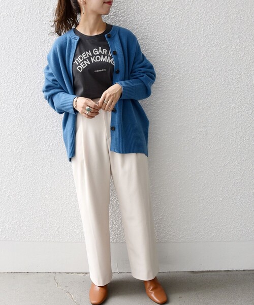 SHIPS any(シップス エニィ)の「SHIPS any:〈ウォッシャブル〉 ウォーム テーパード パンツ(その他パンツ・レディース・ベージュ/ブラック/オフホワイト・36/38)」の16枚目の写真