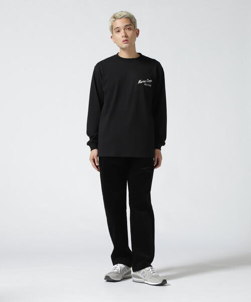 AVIREX（アヴィレックス）の「PURPLE FOXES LONG SLEEVE T-SHIRT / パープル フォックス 長袖 Tシャツ / AVIREX /アヴィレックス（Tシャツ/カットソー・メンズ・オレンジ/ホワイト/ブラック・2XL/L/M/XL）」の5枚目の写真
