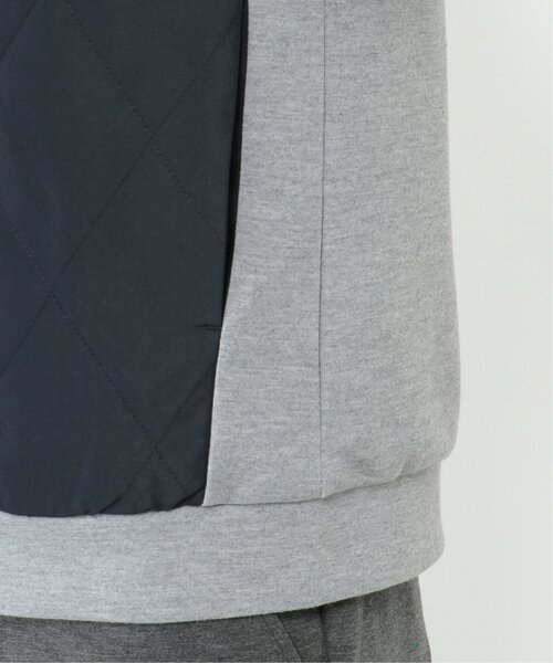 ikka(イッカ)の「sorona(R) コンビ中綿ジップパーカー(ブルゾン・メンズ・ネイビー/ブラック・L/XL/M/S)」の8枚目の写真