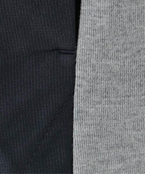 ikka(イッカ)の「sorona(R) コンビ中綿ジップパーカー(ブルゾン・メンズ・ネイビー/ブラック・L/XL/M/S)」の14枚目の写真