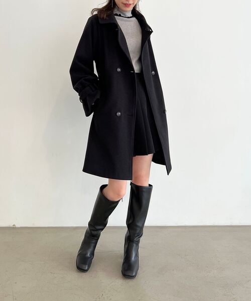 MAJESTIC LEGON（マジェスティックレゴン）の「プリーツミニスカパン（その他パンツ・レディース・ベージュ/カーキオリーブ/ブラック・MEDIUM）」の18枚目の写真