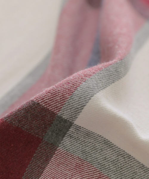 osharewalker（オシャレウォーカー）の「【廃盤】『ビッグチェック柄タックスカート』（スカート・レディース・レッド/キャメル/グリーン・1/2）」の13枚目の写真