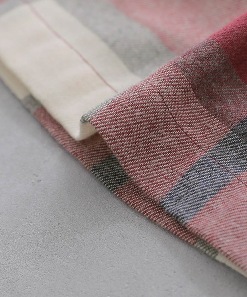 osharewalker（オシャレウォーカー）の「【廃盤】『ビッグチェック柄タックスカート』（スカート・レディース・レッド/キャメル/グリーン・1/2）」の15枚目の写真