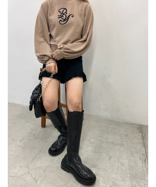 PHILLY（フィリー）の「イニシャル刺繍スウェット（スウェット・レディース・ブラック/ベージュ/ホワイト・FREE）」の8枚目の写真