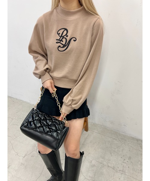 PHILLY（フィリー）の「イニシャル刺繍スウェット（スウェット・レディース・ブラック/ベージュ/ホワイト・FREE）」の10枚目の写真