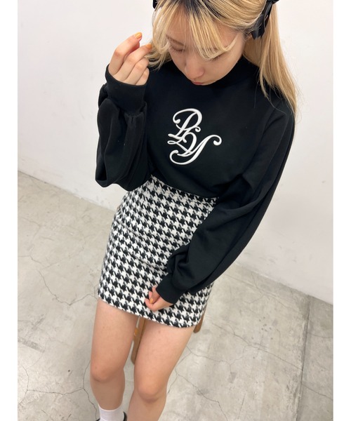 PHILLY（フィリー）の「イニシャル刺繍スウェット（スウェット・レディース・ブラック/ベージュ/ホワイト・FREE）」の6枚目の写真