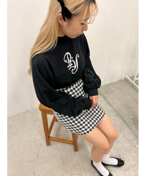 PHILLY（フィリー）の「イニシャル刺繍スウェット（スウェット・レディース・ブラック/ベージュ/ホワイト・FREE）」の7枚目の写真