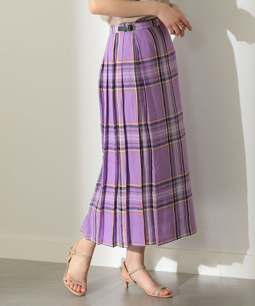 O'NEIL of DUBLIN(オニールオブダブリン)の「O’NEIL OF DUBLIN / GULLABA HILL キルトスカート(スカート・レディース・ラベンダー・6/8)」の5枚目の写真