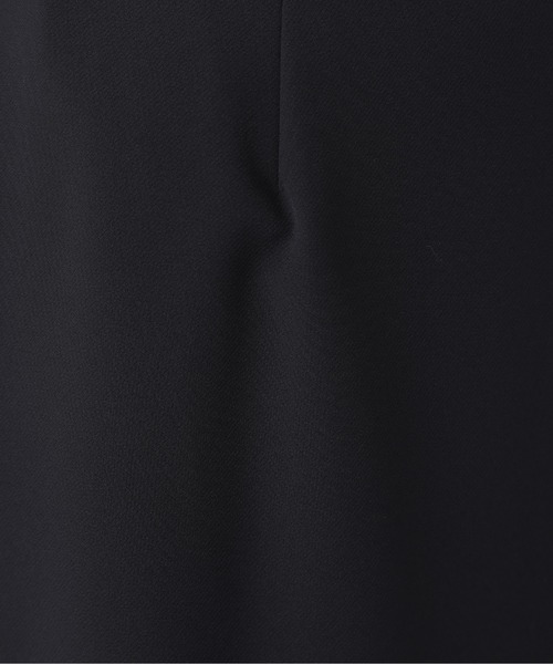 NATURAL BEAUTY BASIC(ナチュラルビューティーベーシック)の「<ファインストレッチセットアップシリーズ> ノーカラージャケット(ノーカラージャケット・レディース・グレイッシュベージュ/ネイビー・SMALL/MEDIUM)」の14枚目の写真