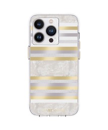 Case-Mate（ケースメイト）の「iPhone14Pro 6.1inch Case-Mate Pearl Stripes MagSafe対応・3.0m落下耐衝撃・抗菌・リサイクル素材（スマホケース/カバー・レディース）」