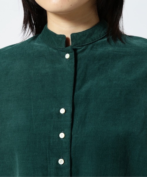 URVIN（アービン）の「URVIN/アービン　CORDUROY ANTIQUE LIKE SHIRT（シャツ/ブラウス・レディース・グリーン/グレー系その他3・F）」の6枚目の写真