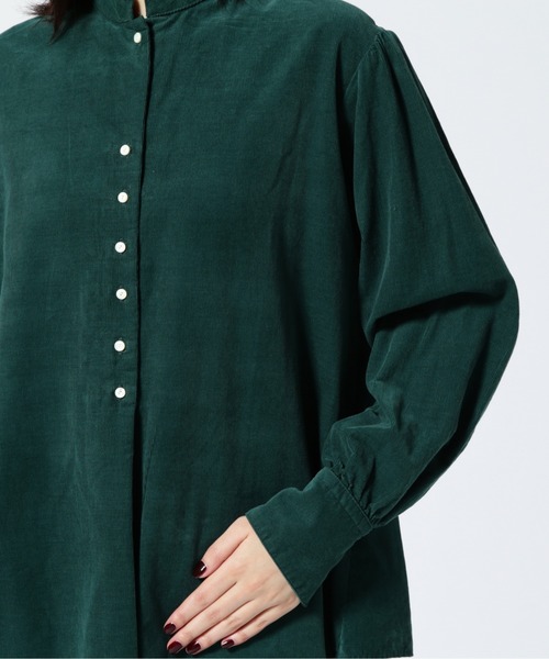 URVIN（アービン）の「URVIN/アービン　CORDUROY ANTIQUE LIKE SHIRT（シャツ/ブラウス・レディース・グリーン/グレー系その他3・F）」の7枚目の写真