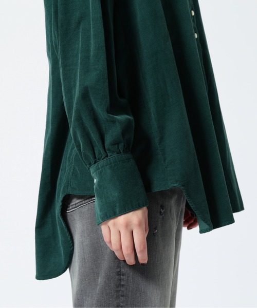 URVIN（アービン）の「URVIN/アービン　CORDUROY ANTIQUE LIKE SHIRT（シャツ/ブラウス・レディース・グリーン/グレー系その他3・F）」の8枚目の写真